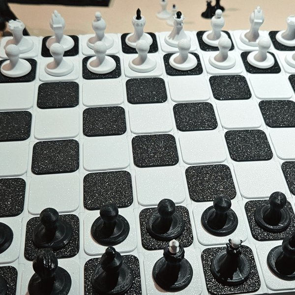 Roll-up chess set travel magnet 